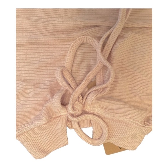 M. Stars Wht 2x1 Rib LS Mock Neck Swing Blouse - Picture 11 of 14